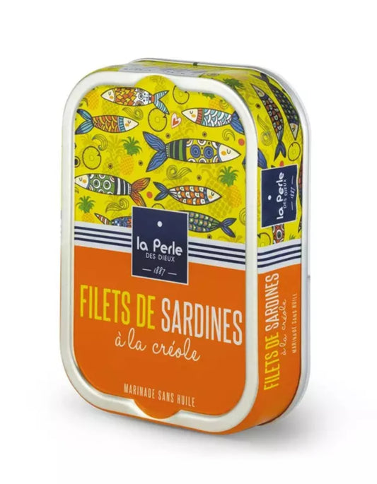 Filets de sardines sans huile à la créole