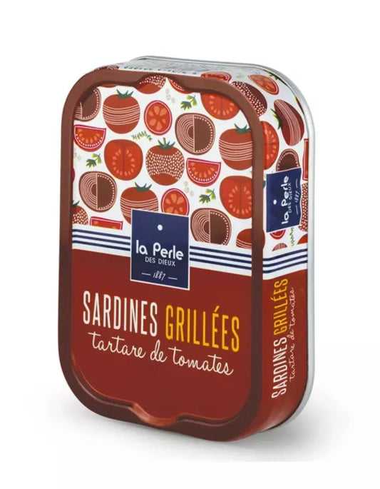 Sardines grillées au tartare de tomate