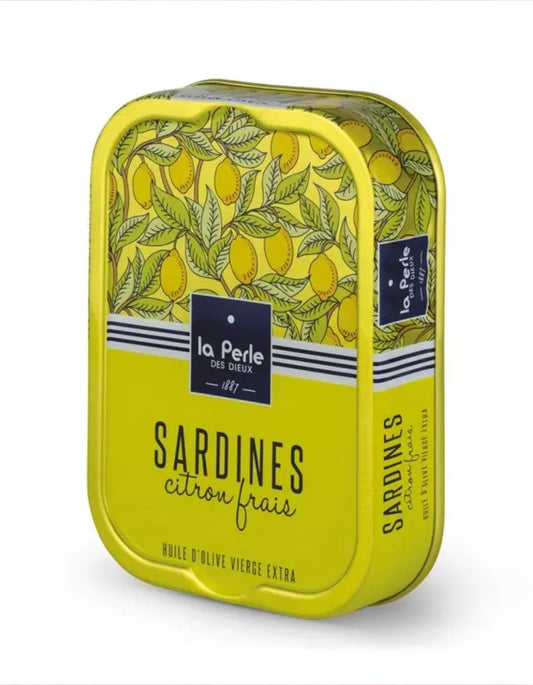 Sardines à l'huile d'olive et au citron frais