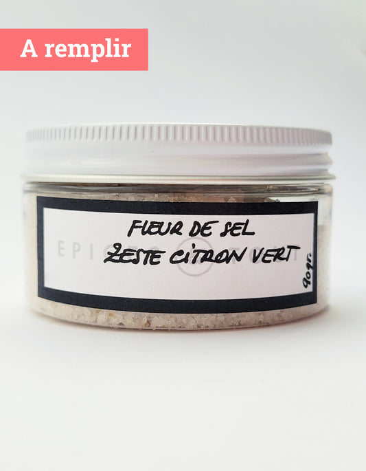 Fleur de sel aux zestes de citron vert