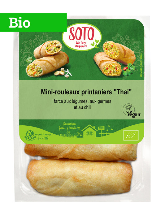 Mini-rouleaux printaniers Thai | Bio